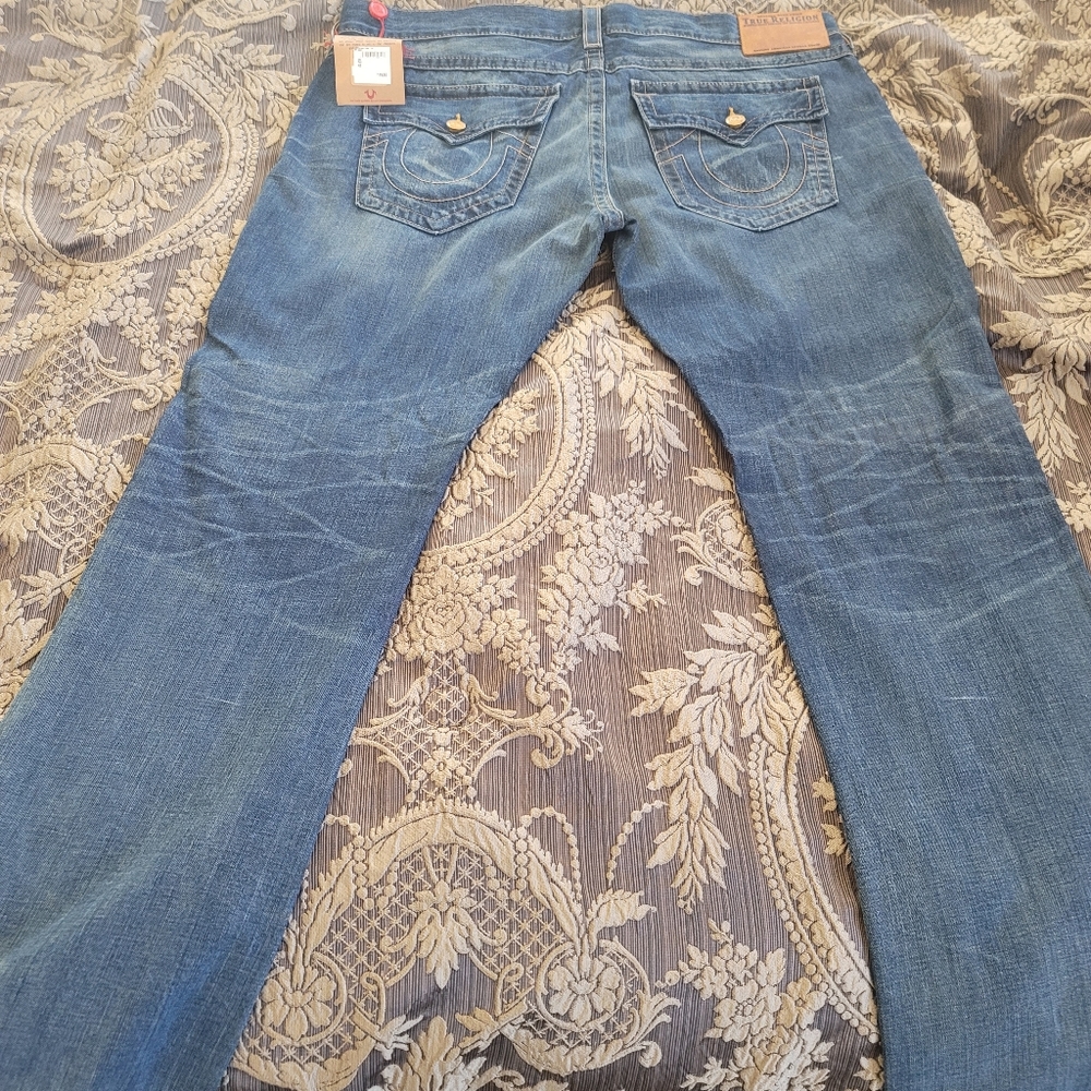 True Religion Mens Jean's Size 42 blue Denim